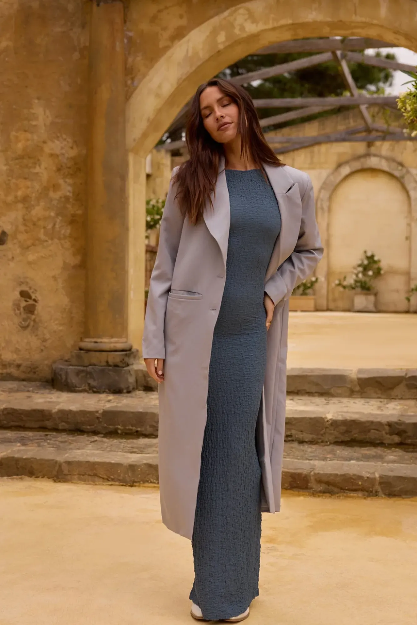 Jackets|Coats>SNDYS The Noella Blazer Light Grey