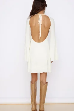 Date Night Dresses|White Dresses>Hello Molly Snowy Days Dress Cream