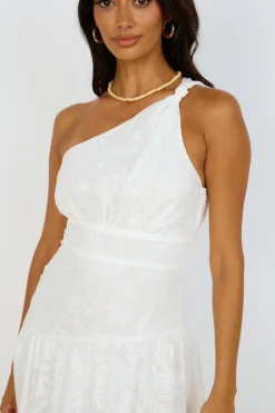 Summer Dresses|Floral Dresses>Hello Molly Snowy Mountain Maxi Dress White