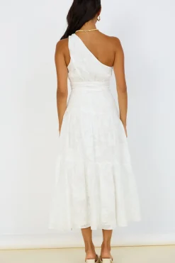 Summer Dresses|Floral Dresses>Hello Molly Snowy Mountain Maxi Dress White