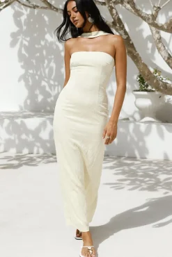 Wedding Guest Dresses|Cocktail Dresses>Hello Molly Soft Light Maxi Dress Yellow