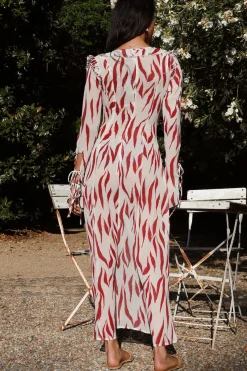 Cocktail Dresses|Vacation Dresses>Hello Molly Solo Traveller Maxi Dress Red