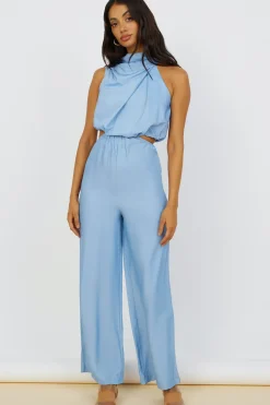 Rompers|Jumpsuits>Hello Molly Song Of My Heart Jumpsuit Blue