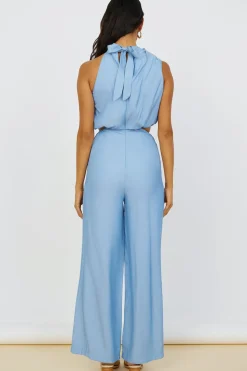 Rompers|Jumpsuits>Hello Molly Song Of My Heart Jumpsuit Blue