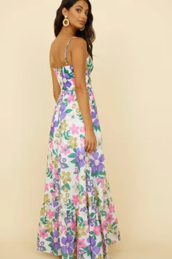 Cocktail Dresses|Vacation Dresses>Hello Molly Song Of The Sky Maxi Dress Multi