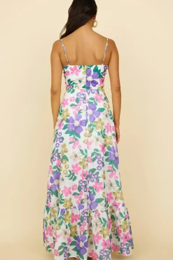 Cocktail Dresses|Vacation Dresses>Hello Molly Song Of The Sky Maxi Dress Multi