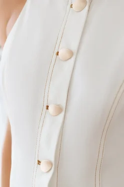 Vacation Dresses|Brunch Dresses>Hello Molly Soothing Dawn Mini Dress White