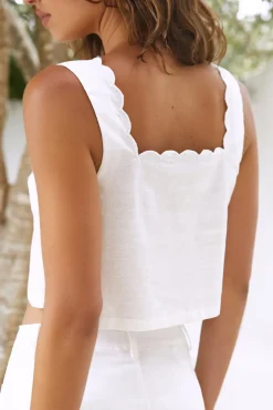 Two-Piece Shorts Set>Hello Molly Sorrento Set White