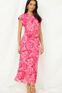 Wedding Guest Dresses|Cocktail Dresses>Hello Molly Speak Softly Maxi Dress Pink