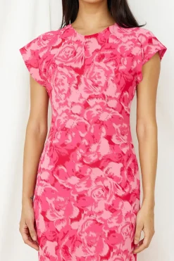 Wedding Guest Dresses|Cocktail Dresses>Hello Molly Speak Softly Maxi Dress Pink