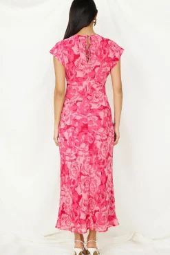 Wedding Guest Dresses|Cocktail Dresses>Hello Molly Speak Softly Maxi Dress Pink