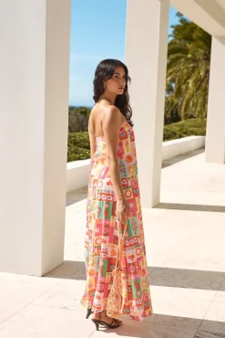 Spring Break Dresses|Bump Friendly>Hello Molly Spellcaster Strapless Maxi Dress Multi