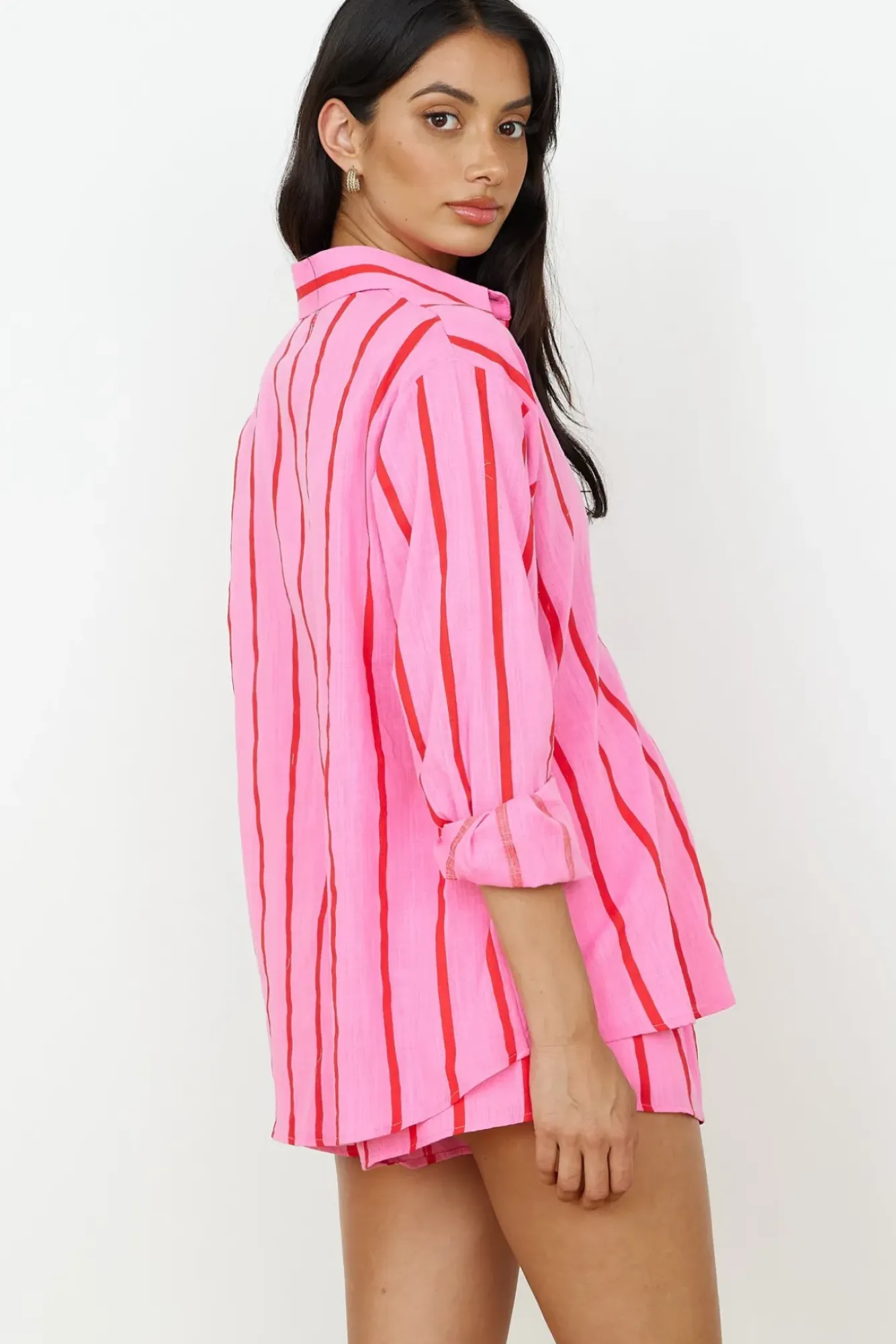 Two-Piece Shorts Set>Hello Molly Spicy Margarita Set Pink