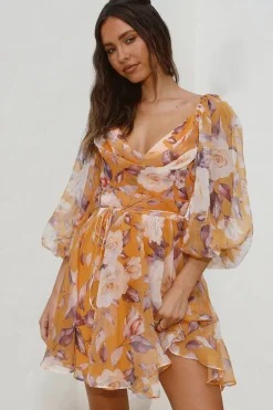 Vacation Dresses|Spring Break Dresses>Hello Molly Splendid Skies Dress Yellow