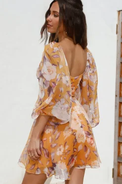 Vacation Dresses|Spring Break Dresses>Hello Molly Splendid Skies Dress Yellow