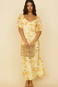 Wedding Guest Dresses|Formal Dresses>Hello Molly Spontaneous Maxi Dress Yellow