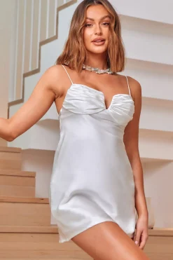 Cocktail Dresses|Spring Break Dresses>Hello Molly Spotlight Dress Silver