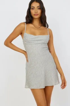 Spring Break Dresses|Date Night Dresses>Hello Molly Springtime Lover Dress Grey