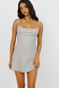 Spring Break Dresses|Date Night Dresses>Hello Molly Springtime Lover Dress Grey