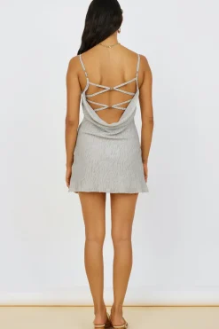 Spring Break Dresses|Date Night Dresses>Hello Molly Springtime Lover Dress Grey