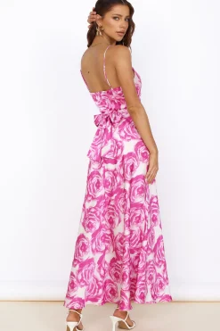 Date Night Dresses|Floral Dresses>Hello Molly Star Gazers Maxi Dress Pink