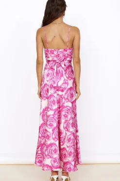 Date Night Dresses|Floral Dresses>Hello Molly Star Gazers Maxi Dress Pink