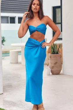 Cropped>Hello Molly Star In The Night Crop Top Blue