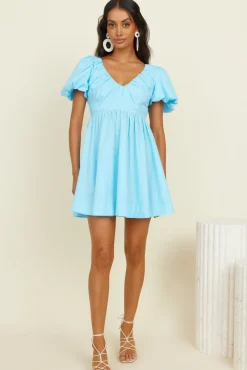 Spring Break Dresses|Casual Dresses>Hello Molly Stolen Heart Dress Blue