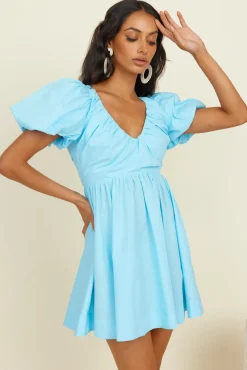 Spring Break Dresses|Casual Dresses>Hello Molly Stolen Heart Dress Blue