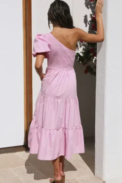 Spring Break Dresses|Bump Friendly>Hello Molly Strawberry Daiquiri Maxi Dress Pink