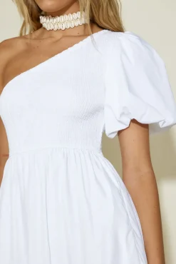 Vacation Dresses|Spring Break Dresses>Hello Molly Strawberry Daiquiri Maxi Dress White
