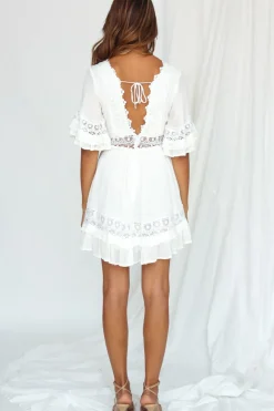 Spring Break Dresses|Casual Dresses>Hello Molly Sultana Dress White