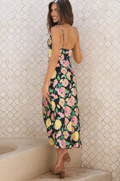 Cocktail Dresses|Spring Break Dresses>Hello Molly Summer Aurora Maxi Dress Black