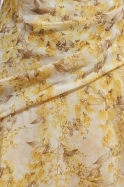 Wedding Guest Dresses|Cocktail Dresses>Hello Molly Summer Blossoms Maxi Dress Yellow