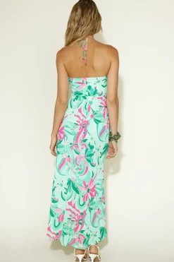 Vacation Dresses|Spring Break Dresses>Hello Molly Summer Getaway Maxi Dress Green