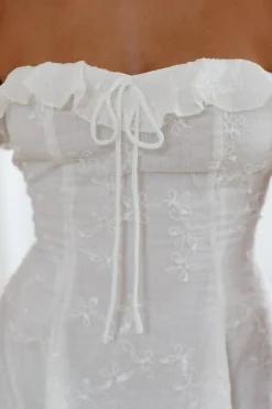 White Dresses|Mini Dresses>Hello Molly Summer Halo White Mini Dress