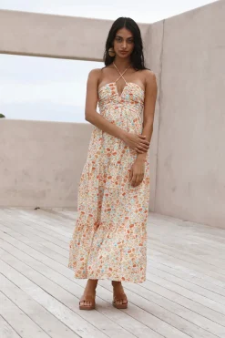 Wedding Guest Dresses|Spring Break Dresses>Hello Molly Summer in Paradise Maxi Dress orange