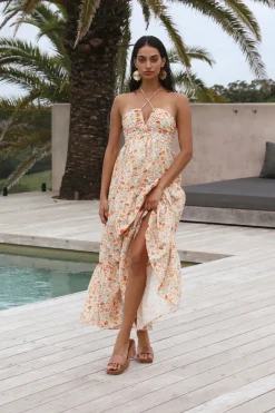 Wedding Guest Dresses|Spring Break Dresses>Hello Molly Summer in Paradise Maxi Dress orange