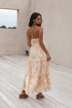 Wedding Guest Dresses|Spring Break Dresses>Hello Molly Summer in Paradise Maxi Dress orange