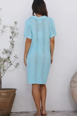 Vacation Dresses|Spring Break Dresses>Hello Molly Summer Love Song Midi Dress Blue