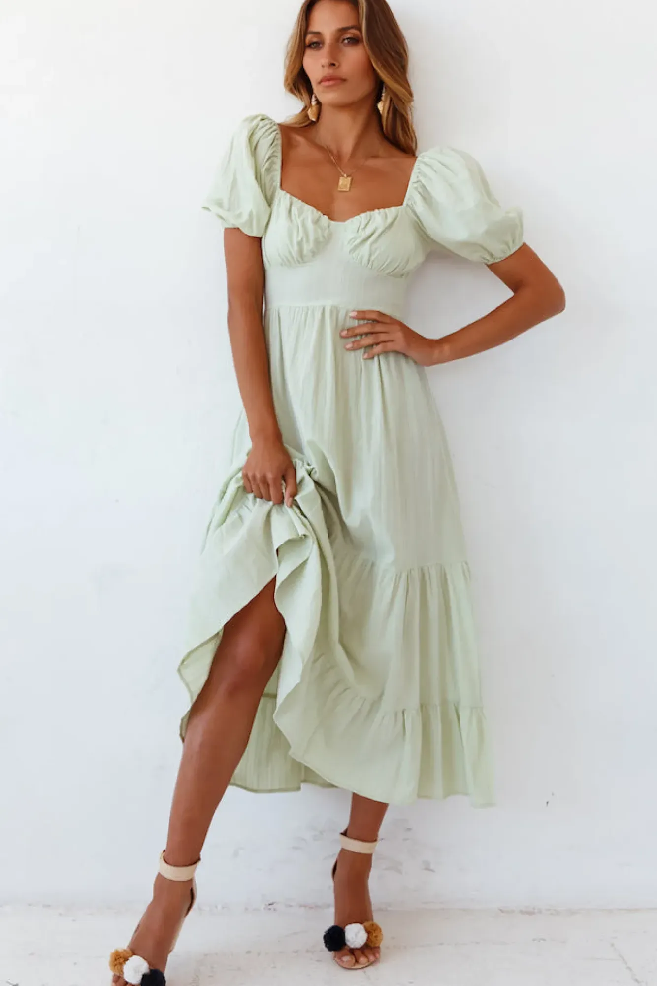 Spring Break Dresses|Bump Friendly>Hello Molly Summer Road-trip Maxi Dress Sage