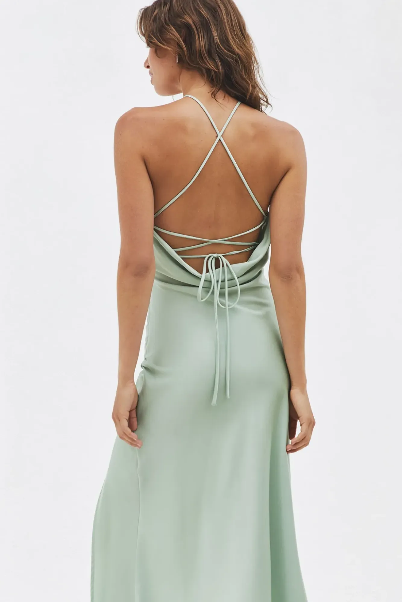 Wedding Guest Dresses|Cocktail Dresses>Hello Molly Summer's Embrace Midi Dress Sage