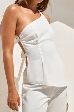 Two-Piece Pants Set>Hello Molly Summer Serenity Set White
