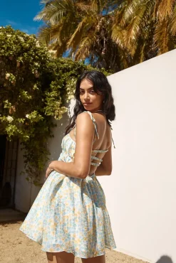 Spring Break Dresses|Brunch Dresses>Hello Molly Summer Sunrise Mini Dress Multi