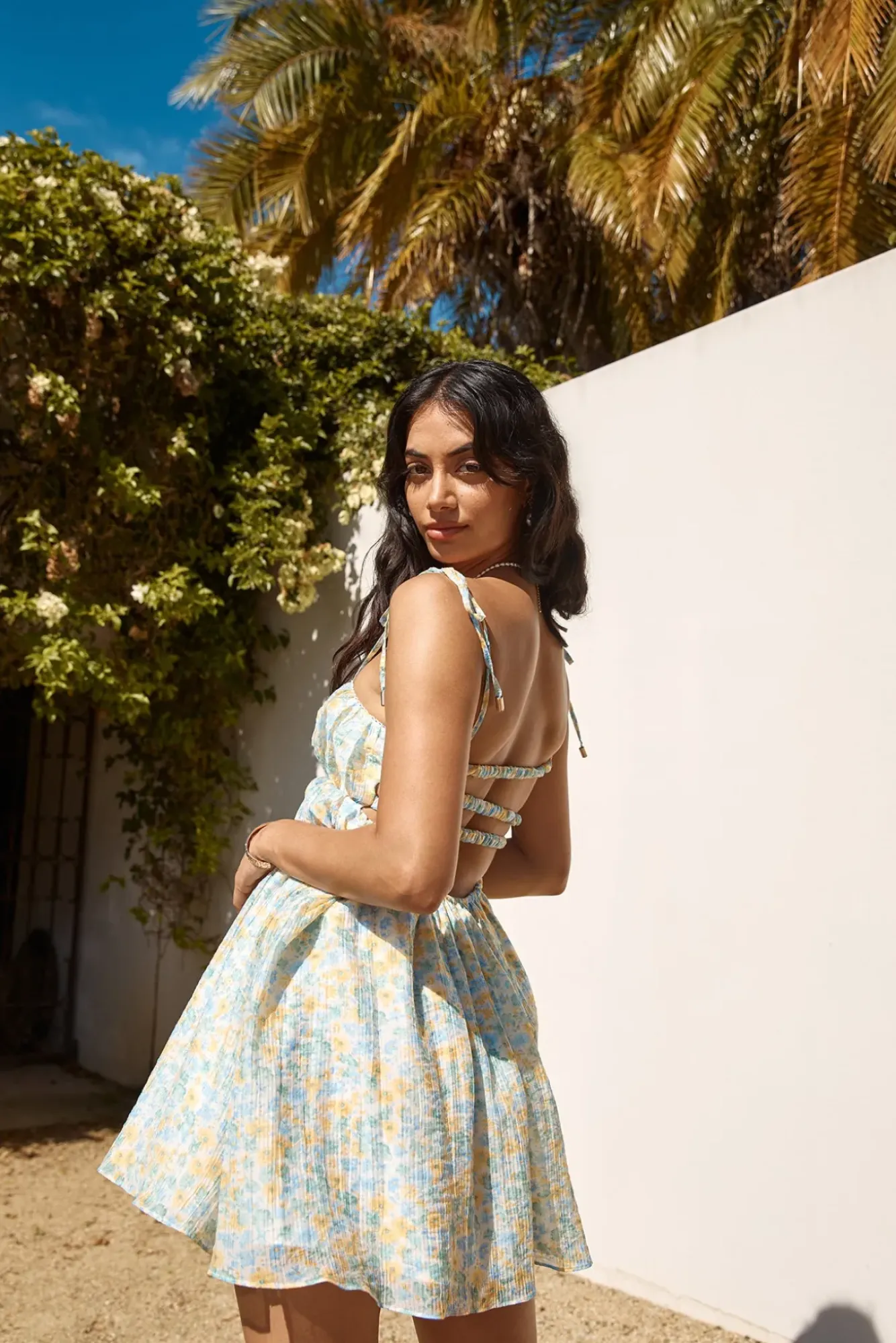 Spring Break Dresses|Brunch Dresses>Hello Molly Summer Sunrise Mini Dress Multi