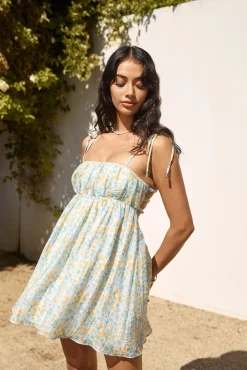 Spring Break Dresses|Brunch Dresses>Hello Molly Summer Sunrise Mini Dress Multi