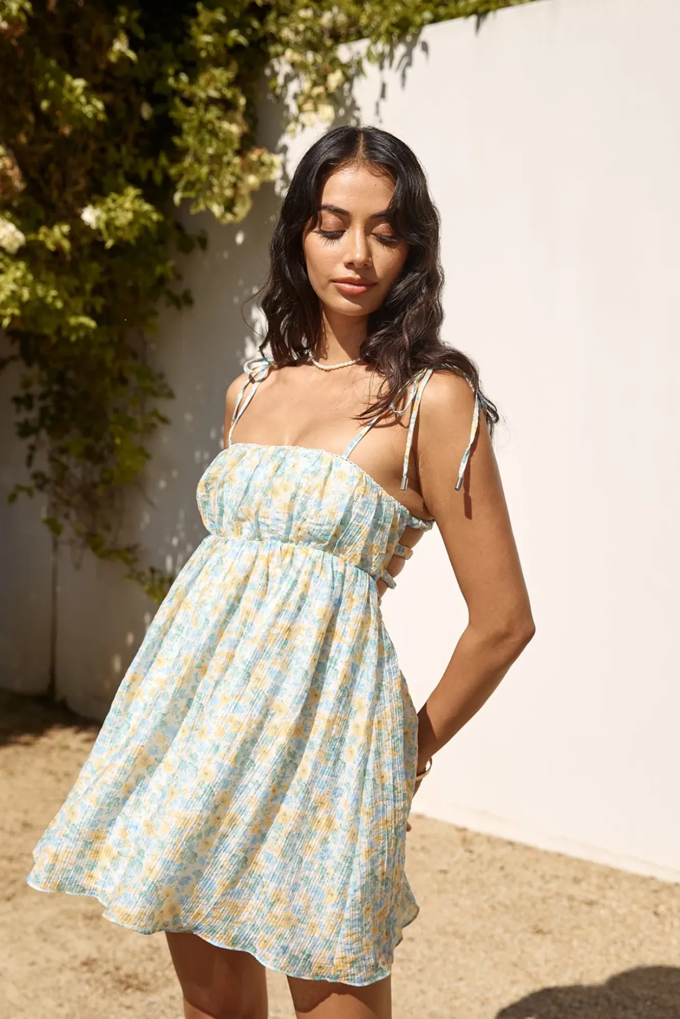 Spring Break Dresses|Brunch Dresses>Hello Molly Summer Sunrise Mini Dress Multi