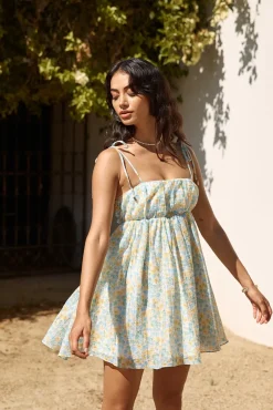 Spring Break Dresses|Brunch Dresses>Hello Molly Summer Sunrise Mini Dress Multi