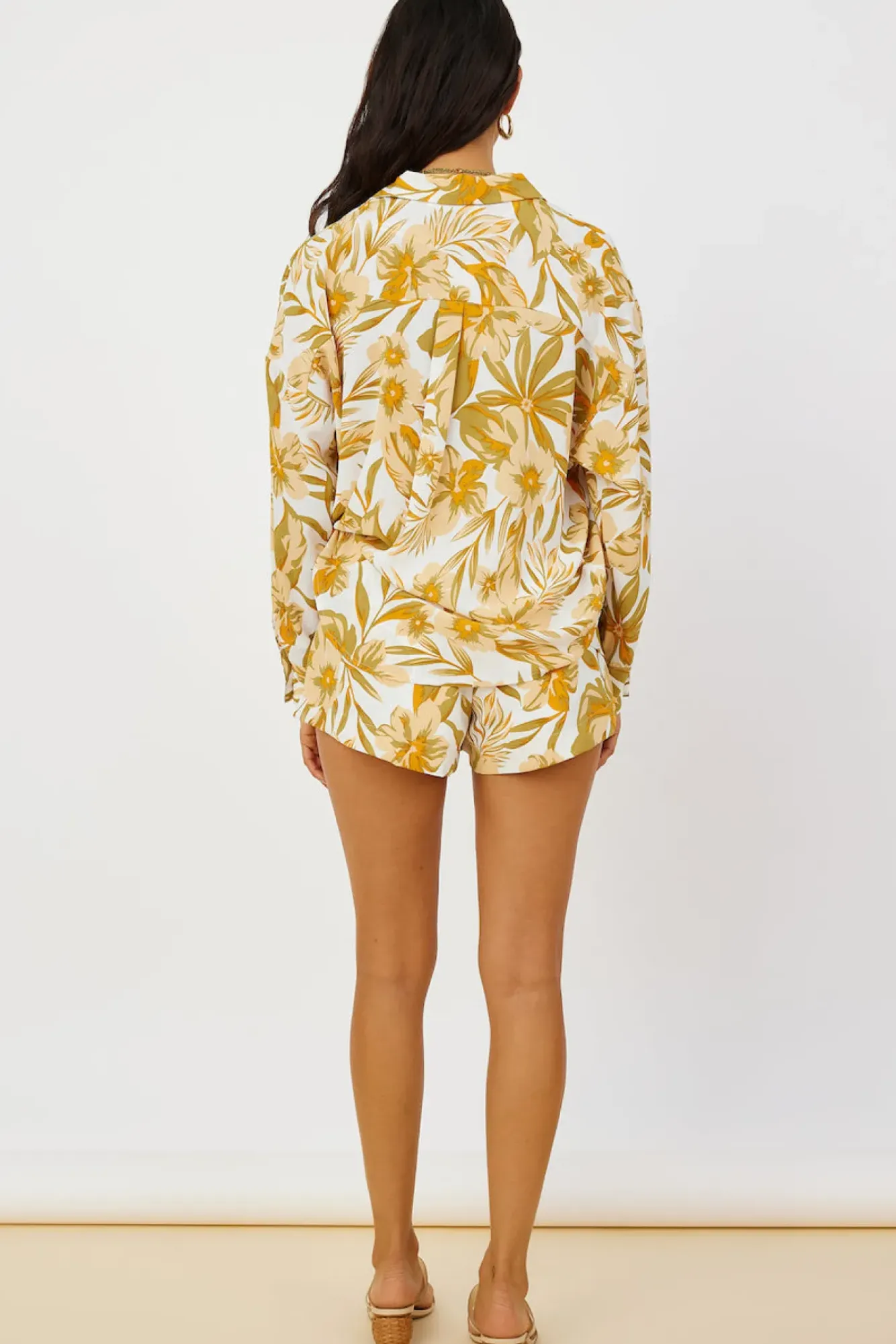 Shirts|Long Sleeve>Hello Molly Summer Sweethearts Shirt Yellow