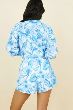 Shirts|Long Sleeve>Hello Molly Summer Sweethearts Top Blue